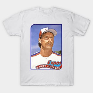 Retro Big Unit Baseball Rookie Card T-Shirt